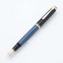 Pelikan ペリカン 万年筆 スーベレーン M800 ブルーストライプ イタリックライティング【中古-良品】【smtb-f】