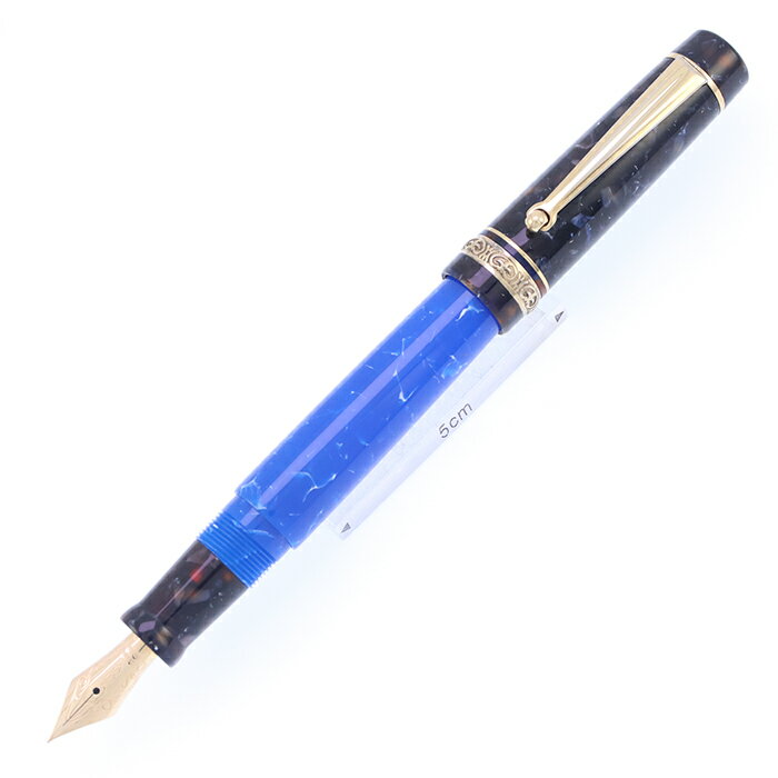DELTA デルタ 万年筆 ペレペンナ阿倍野オリジナル ドルチェビータ スリム Amphitrite アンフィトリテEF【中古-良品】【smtb-f】