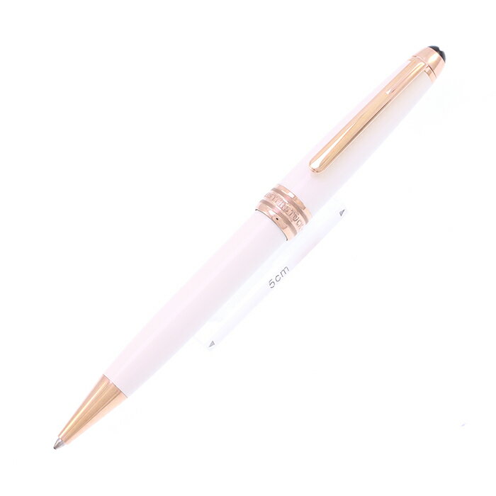 MONTBLANC モンブラン ボールペン マイスターシュテュック ホワイトソリテール #164 レッドゴールド クラシック【中古-美品】【smtb-f】