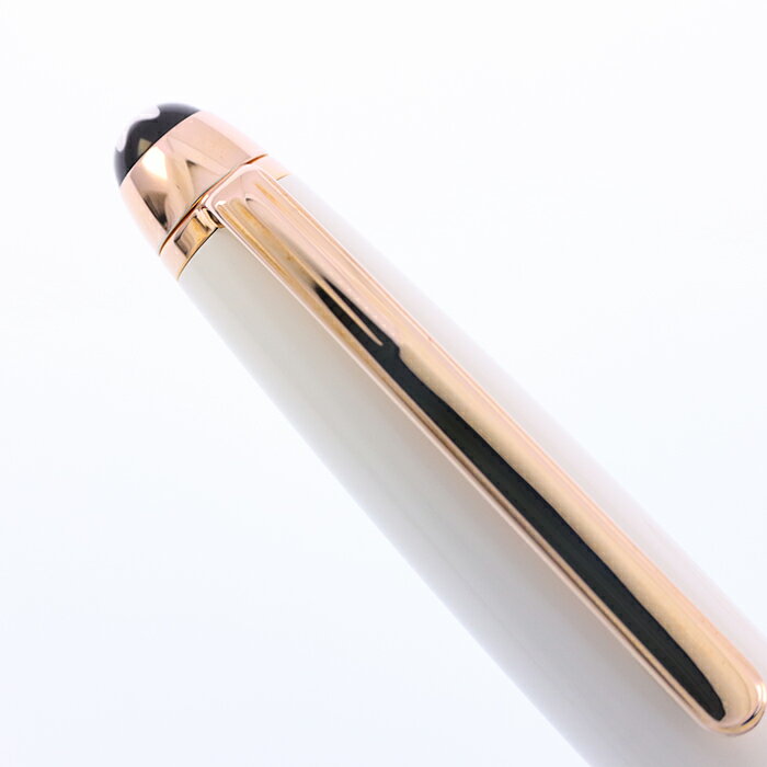 MONTBLANC モンブラン ボールペン マイスターシュテュック ホワイトソリテール #164 レッドゴールド クラシック【中古-美品】【smtb-f】