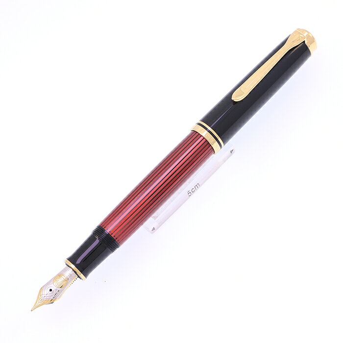 Pelikan ペリカン 万年筆 スーベレーン M800 レッドストライプ EF【中古-良品】【smtb-f】...