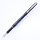 A.DUNHILL ダンヒル 万年筆 ニュージェムライン ラッカー ネイビー/プラチナ M【中古-良品】【smtb-f】