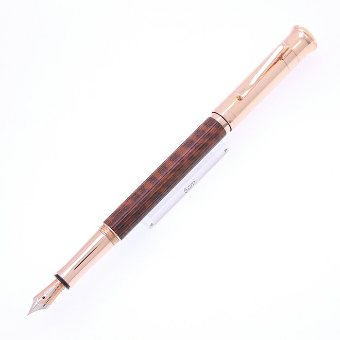 乐天商城 - GRAF VON FABER-CASTELL グラフ フォン ファーバーカステル 万年筆 リミテッドエディション クラシックコレクション スネークウッド ローズゴールド F【中古-美品】【smtb-f】