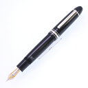 MONTBLANC モンブラン 万年筆 マイスターシュテュック プラチナライン #P149 F【中古-良上品】【smtb-f】
