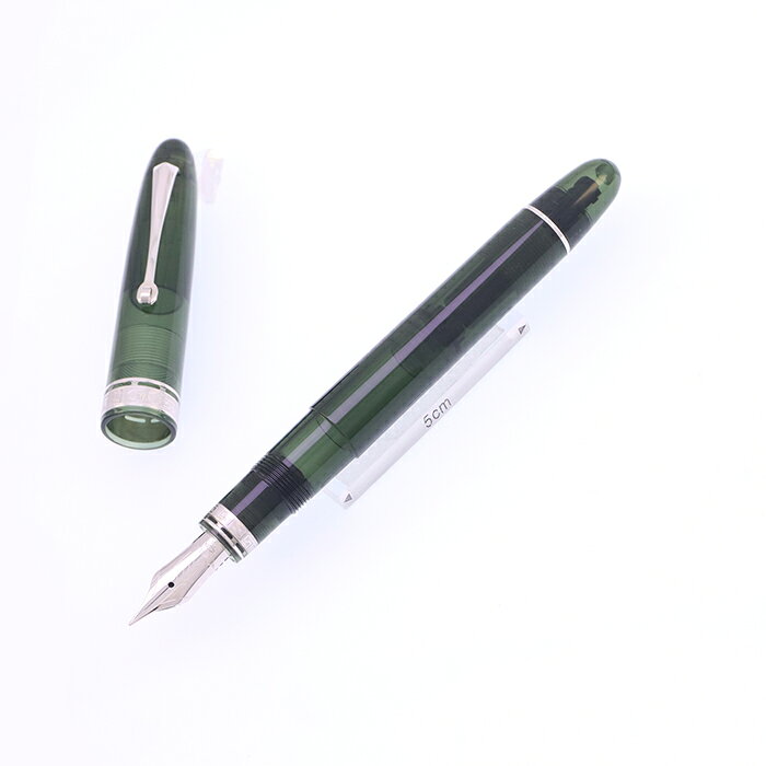 OMAS オマス 万年筆 オジバ ヴィジョン エバーグリーン ハイテクフィニッシュ 18K/F【中古-良上品】【smtb-f】