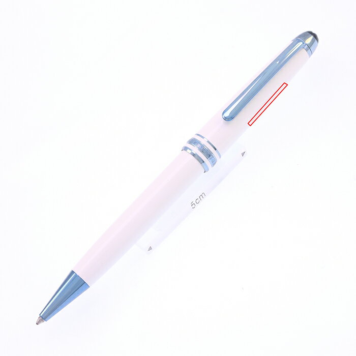 乐天商城 - MONTBLANC モンブラン ボールペン マイスターシュテュック グレイシャー #164 クラシック ホワイト [ネーム刻印]【中古-良上品】【smtb-f】