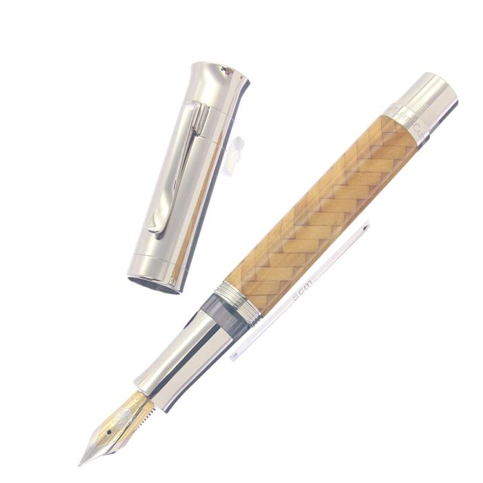 GRAF VON FABER-CASTELL グラフ フォン ファーバーカステル 万年筆 ペン・オブ・ザ・イヤー2008 サテンウッド M【中古-良品】【smtb-f】