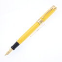 PARKER パーカー 万年筆 リミテッドエディション 125th デュオフォールド マンダリンイエロー センテニアル M【中古-難有品】【smtb-f】
