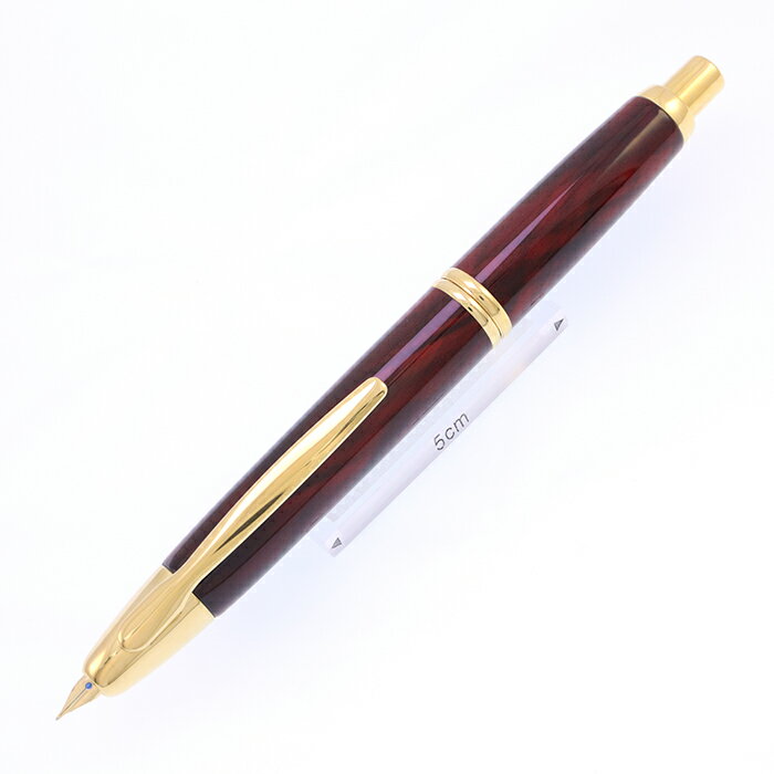 PILOT パイロット 万年筆 キャップレス ブラック&レッド 細字【中古-良品】【smtb-f】