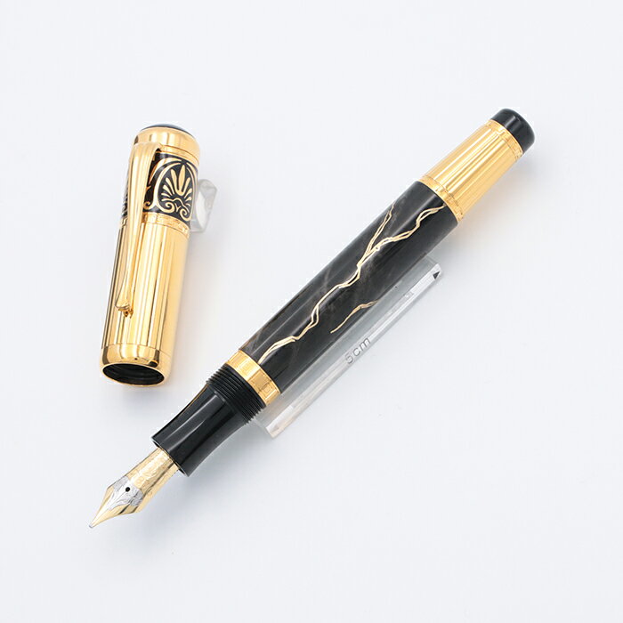 MONTBLANC モンブラン 万年筆 パトロンシリーズ1998 アレキサンダー大王 (ゴールドプレート) M【中古-良品】【smtb-f】