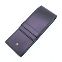 MONTBLANC モンブラン ペンケース マイスターシュテュック クラスプ付 (シエナ) ブラック 3本用【中古-並品】【smtb-f】
