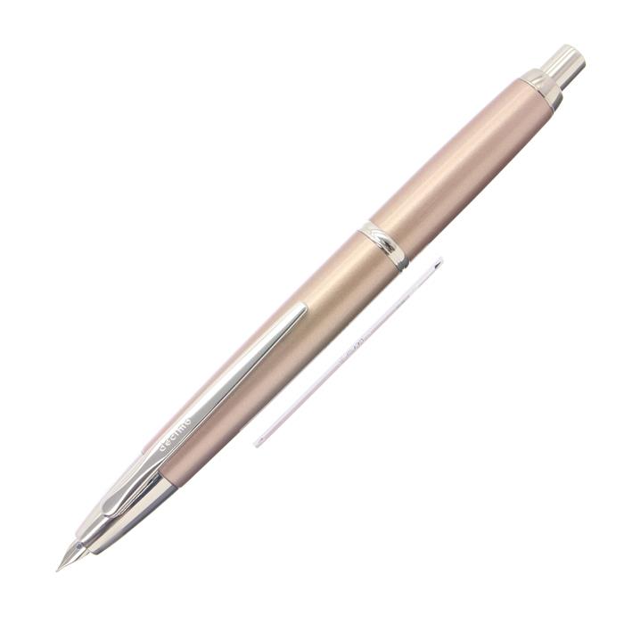 PILOT パイロット 万年筆 キャップレス デシモ シャンパンピンク 細字【中古-良上品】【smtb-f】