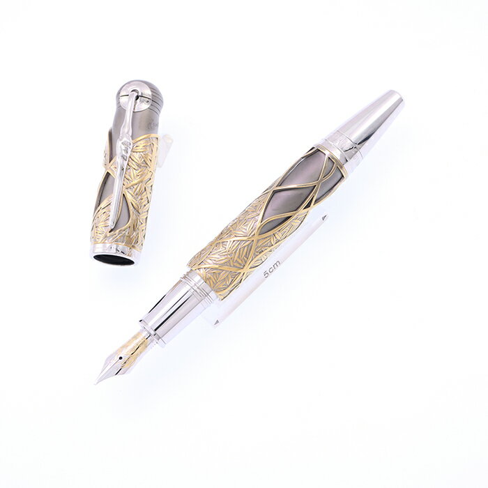 MONTBLANC モンブラン 万年筆 リミテッドエディション 作家シリーズ2022 1812 グリム兄弟 M【中古-美品..