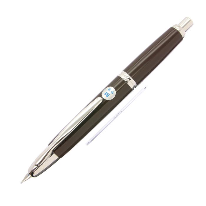 PILOT パイロット 万年筆 キャップレス シルバー ブラウン 中字【中古-良上品】【smtb-f】