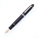 MONTBLANC モンブラン 万年筆 マイスターシュテュック プラチナライン #P149 F【中古-良品】【smtb-f】