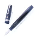 WAHL EVERSHARP エバーシャープ 万年筆 シグネチャー ブラック シルバー F【中古-並品】【smtb-f】