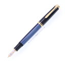 Pelikan ペリカン 万年筆 スーベレーン M600 ブルーストライプ F【中古-良上品】【smtb-f】