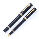 PARKER パーカー セット 創業100周年 デュオフォールド センテニアル 万年筆(M)+ボールペン【中古-良品】【smtb-f】