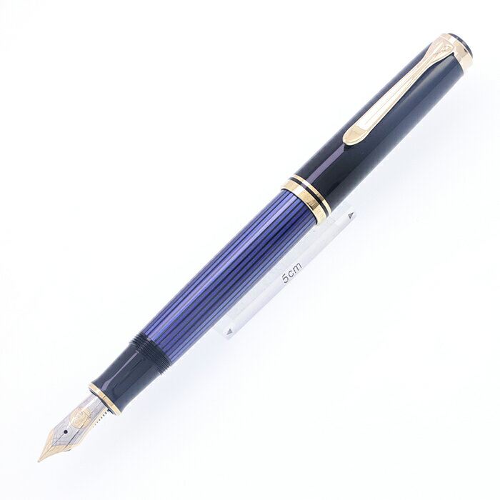 Pelikan ペリカン 万年筆 スーベレーン M800 ブルーストライプ M【中古-良品】【smtb-f】