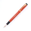 PARKER パーカー 万年筆 デュオフォールド100 ビッグレッドGT センテニアル アニバーサリーエディション M【中古-良上品】【smtb-f】