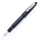 SAILOR セーラー 万年筆 キングプロフィット エボナイト 銀 太字【中古-良上品】【smtb-f】