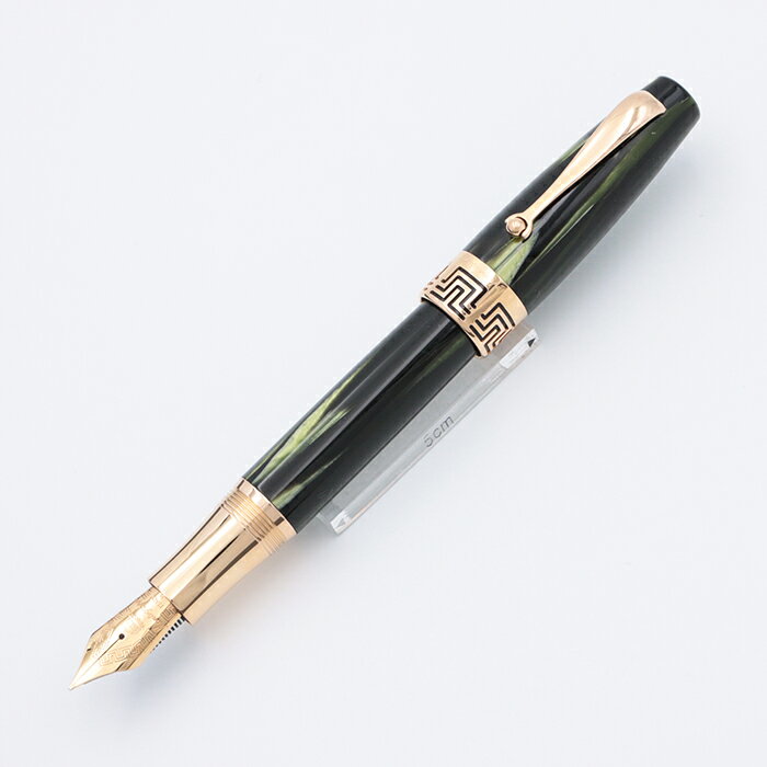 Montegrappa モンテグラッパ 万年筆 エキストラ 1930 18Kレッドゴールド バンブーブラック M【中古-良品】【smtb-f】