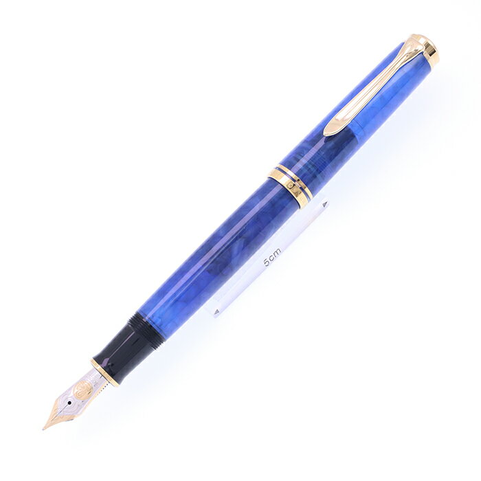Pelikan ペリカン 万年筆 スーベレーン M800 ブルー・オ・ブルー F【中古-良品】【smtb-f】