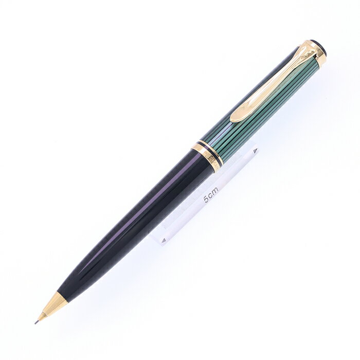 Pelikan ペリカン メカニカルペンシル スーベレーン D800 緑縞 0.5mm (初期型)【中古-並品】【smtb-f】