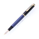 Pelikan ペリカン 万年筆 スーベレーン M400 ブルーストライプ EF【中古-良上品】【smtb-f】