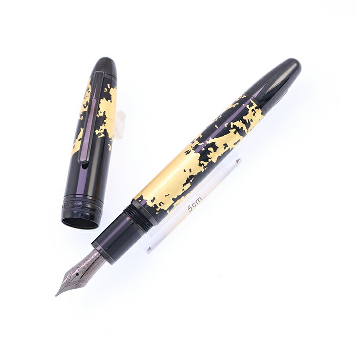 MONTBLANC モンブラン 万年筆 マイスターシュテュック ソリテール #146 ゴールドリーフ カリグラフィー F【中古-美品】【smtb-f】