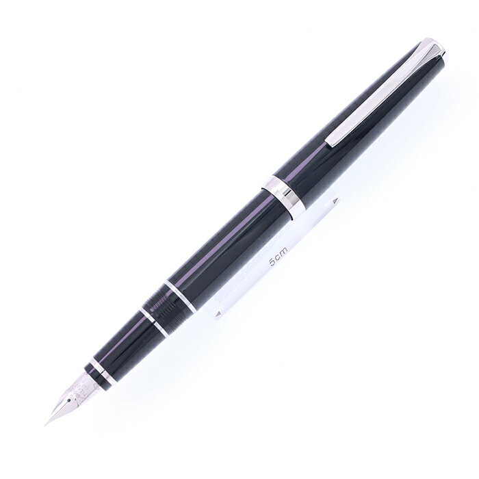 PILOT パイロット 万年筆 エラボー ブラック 極細字 (金属軸)【中古-良上品】【smtb-f】