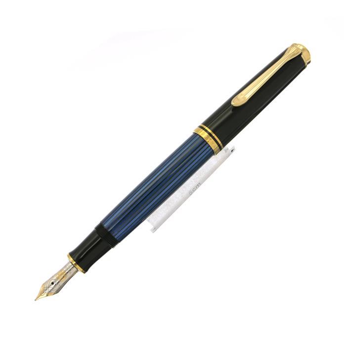 Pelikan ペリカン 万年筆 スーベレーン M600 ブルーストライプ EF【中古-良上品】【smtb-f】