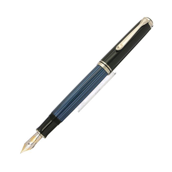 Pelikan ペリカン 万年筆 スーベレーン M805 ブルーストライプ EF [研磨] 【中古-良品】【smtb-f】