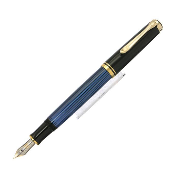 Pelikan ペリカン 万年筆 スーベレーン M400 ブルーストライプ F【中古-良品】【smtb-f】