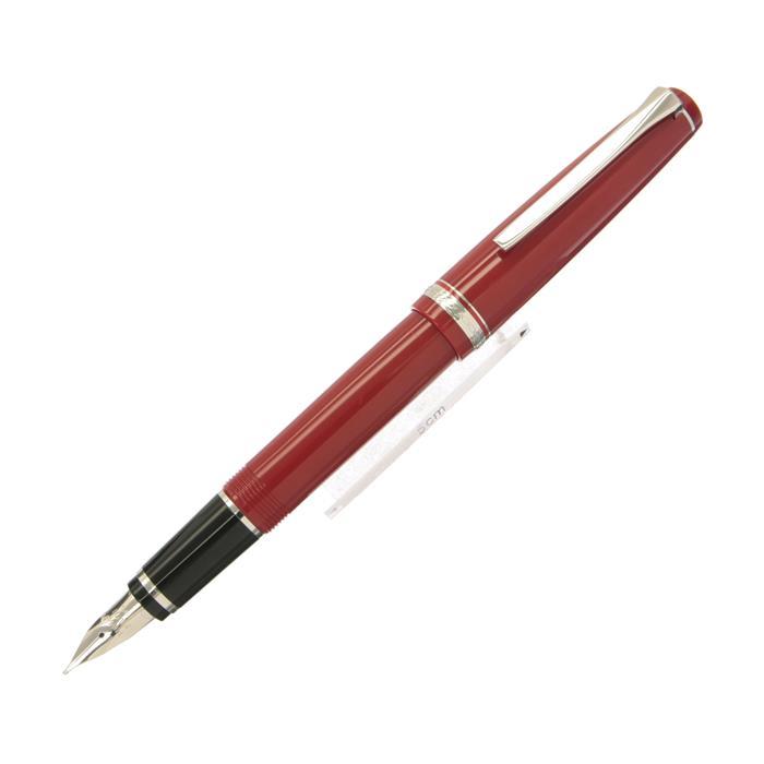 PILOT パイロット 万年筆 エラボー レッド 軟中字 (樹脂軸)【中古-並品】【smtb-f】