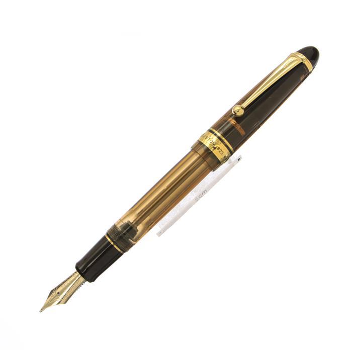 PILOT パイロット 万年筆 カスタム823 ブラウン 太字【中古-良品】【smtb-f】