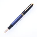 Pelikan ペリカン 万年筆 スーベレーン M800 ブルーストライプ F【中古-良上品】【smtb-f】