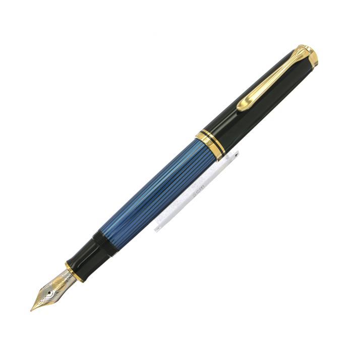 Pelikan ペリカン 万年筆 スーベレーン M800 ブルーストライプ EF【中古-良上品】【smtb-f】