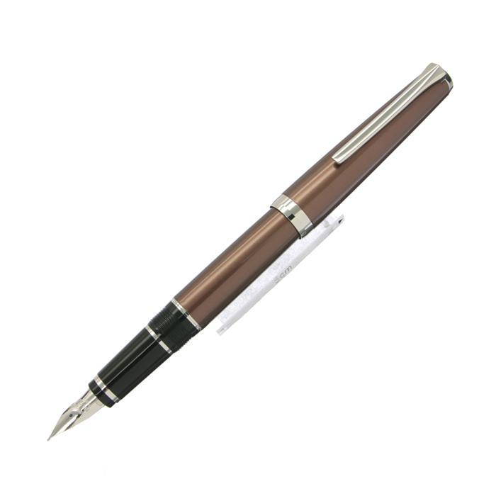 PILOT パイロット 万年筆 エラボー ブラウン (金属軸) 軟細字【中古-良品】【smtb-f】