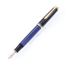 Pelikan ペリカン 万年筆 スーベレーン M600 ブルーストライプ EF【中古-良上品】【smtb-f】