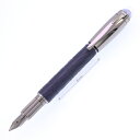 MONTBLANC モンブラン 万年筆 スターウォーカー スペースブルー ドゥエ F【中古-美品】【smtb-f】