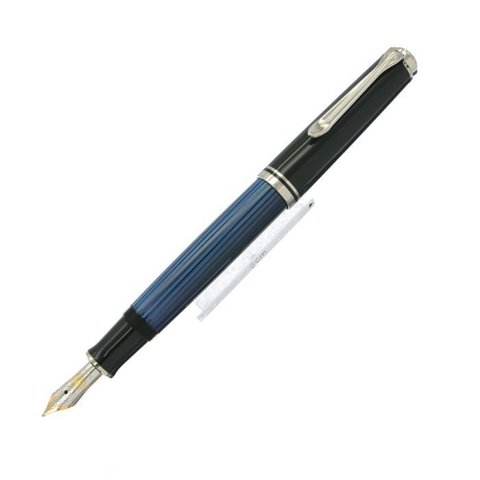 Pelikan ペリカン 万年筆 スーベレーン M605 ブルーストライプ F【中古-良品】【smtb-f】