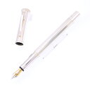 GRAF VON FABER-CASTELL グラフ フォン ファーバーカステル 万年筆 クラシックコレクション スターリングシルバー F【中古-良上品】【sm...