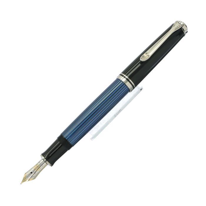 Pelikan ペリカン 万年筆 スーベレーン M605 ブルーストライプ F【中古-並品】【smtb-f】