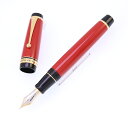 PILOT パイロット 万年筆 カスタム URUSHI 朱 中細字【中古-美品】【smtb-f】