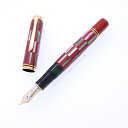 Pelikan ペリカン 万年筆 リミテッドエディション M1000 螺鈿 市松-Red Infinity- M【中古-美品】【smtb-f】