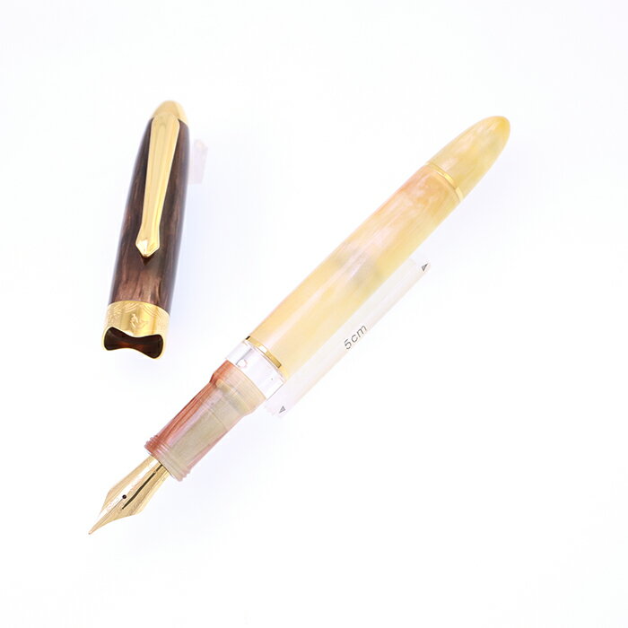 Nahvalur ナーヴァル 万年筆 ホライゾン デザート M【中古-美品】【smtb-f】