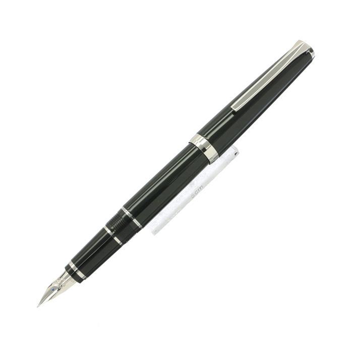 PILOT パイロット 万年筆 エラボー ブラック 軟細字 (金属軸)【中古-良上品】【smtb-f】