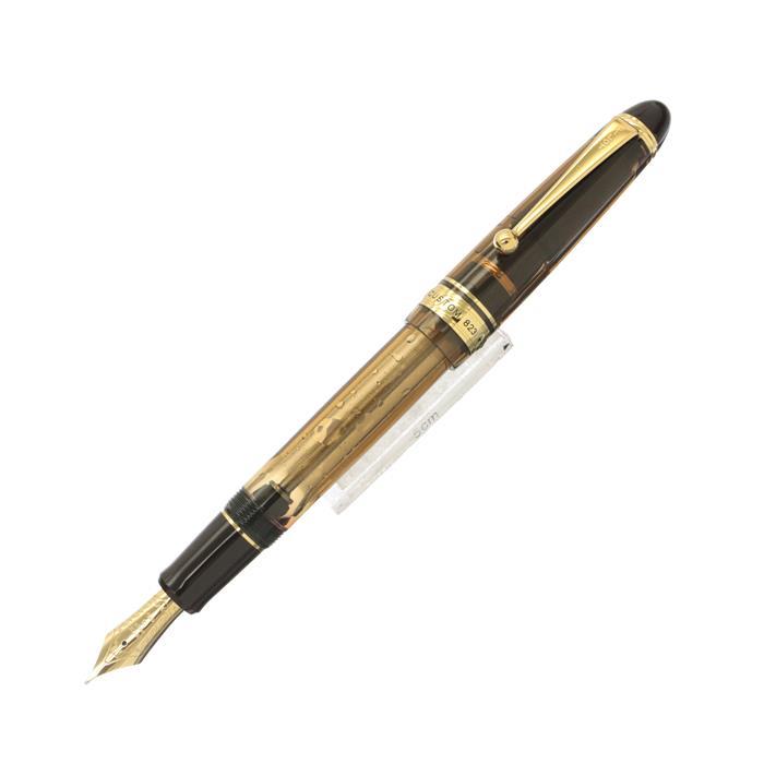 PILOT パイロット 万年筆 カスタム823 ブラウン 中字【中古-良上品】【smtb-f】