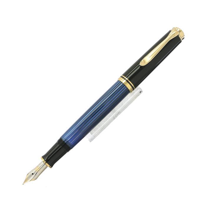 Pelikan ペリカン 万年筆 スーベレーン M400 ブルーストライプ F【中古-良品】【smtb-f】